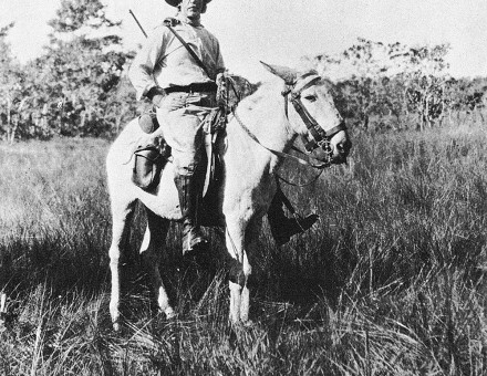 Percy Fawcett on an expedition in South America, c.1910.